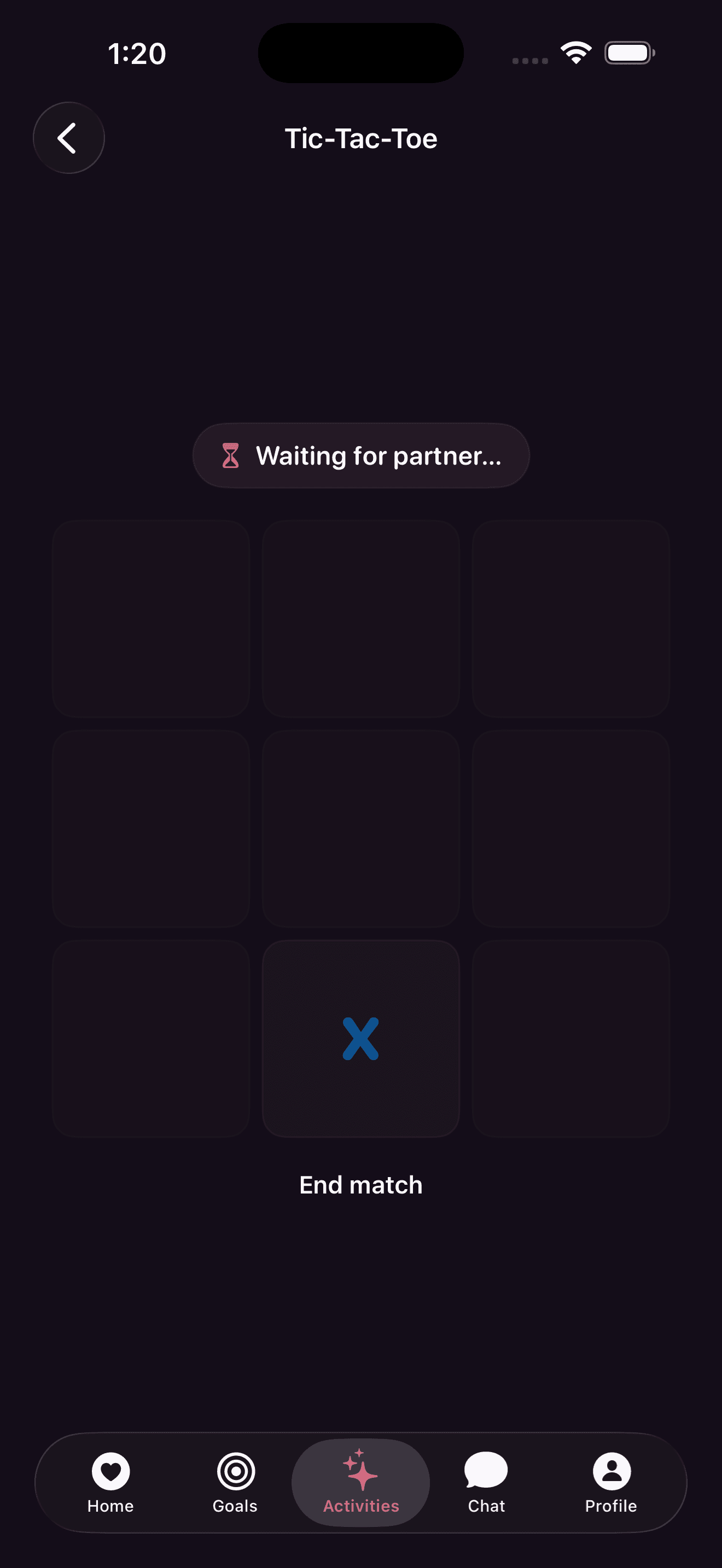 Tic-Tac-Toe with your partner
